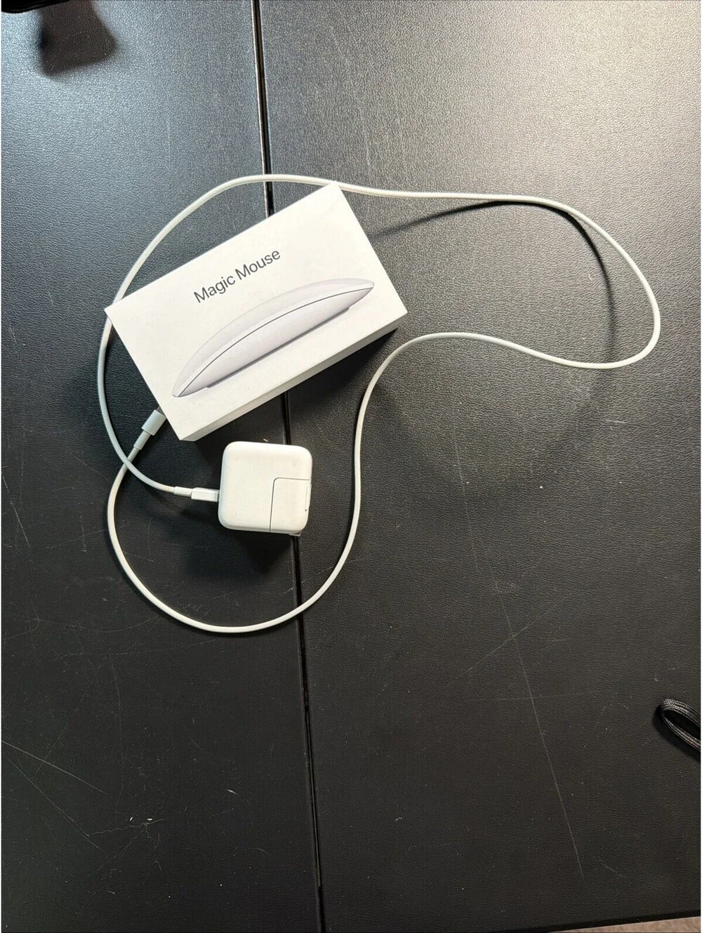 Apple Magic Mouse 2 A1657 White/Silver Open Box w/ Original Box & Charger